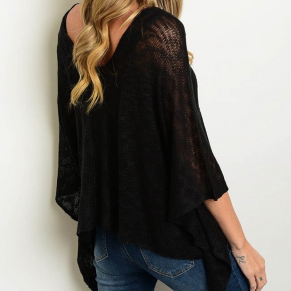 LAST 2! 3/4 sleeve light knit top - Picture 2 of 3